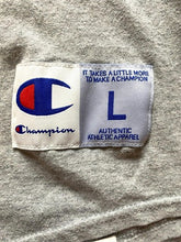 Load image into Gallery viewer, Champion Shirt Adult Large Gray Black Fear The Bunny Raglan Authentic Grunge Men