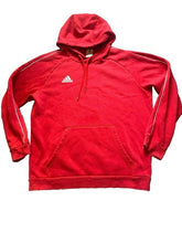 Load image into Gallery viewer, Adidas Sweatshirt Adult Large Red Pocket Hoodie Sweater Pullover Fleece Mens