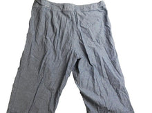Load image into Gallery viewer, Courtenay Pants Womens 18W (40x19.5) Blue Straight Leg Capri Cropped Flat Front