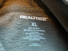 Load image into Gallery viewer, Realtree Sweatshirt Adult Extra Large Gray Outdoor Drawstring Hoodie Pullover