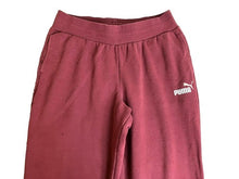 Load image into Gallery viewer, Puma Pants Adult Medium 29x26.5 Maroon Jogger Sweatpants Tapered Activewear Mens