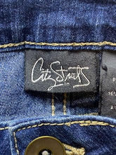 Load image into Gallery viewer, City Streets Jeans Womens 11 (33x29) Tapered Spandex Stretch Denim with Belt
