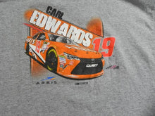 Load image into Gallery viewer, Carl Edwards Shirt Womens Extra Lage Gray NASCAR Arris Car Racing #19 Ladies