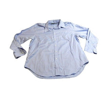 Load image into Gallery viewer, Lauren Ralph Lauren Shirt Adult 17.5 34/35 Blue Classic Fit Stretch Dress Mens