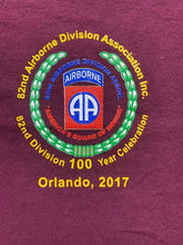 Load image into Gallery viewer, Airborne Shirt Adult Medium Maroon Americas Guard Of Honor Orlando Army Mens