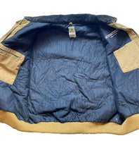 Load image into Gallery viewer, Vintage Carhartt Jacket Adult 4XL Tan Zip Bomber Detroit Style Quilt Lined Chore
