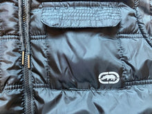 Load image into Gallery viewer, Ecko Unltd Puff Vest Adult Medium Black Zip Up Hooded Grunge Skater Y2K Mens