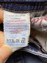 Load image into Gallery viewer, Apple Bottoms Jeans Women 9/10 (33x32) Vintage Y2K Stretch Medium Wash Straight