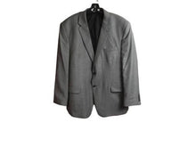 Load image into Gallery viewer, Jos A Bank Sport Coat Mens 48R Gray Single Breasted 100% Wool Suit Blazer