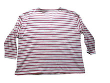 Load image into Gallery viewer, Talbots Shirt Womens 2X Henley Buttons Striped Casual Blouse Plus Ladies