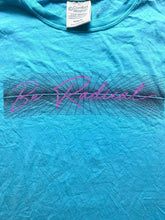 Load image into Gallery viewer, VTG Be Radical Shirt Womens Medium Turquoise Name Print Comfort Wash USA 80s 90s