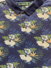 Load image into Gallery viewer, Vintage Knights of Round Table Shirt Adult 2X AOP Flower Hawaiian Golf Polo Mens