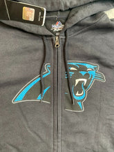 Load image into Gallery viewer, Carolina Panthers Sweatshirt Adult Extra Large Full Zip NFL Majestic Mens NWT