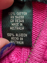 Load image into Gallery viewer, Lauren Ralph Lauren Sweater Womens Large Pink Cable Knit Oversized Crest Logo