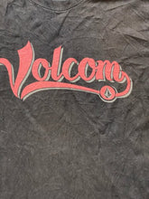Load image into Gallery viewer, Volcom Shirt Adult Medium Black Script Logo Crewneck Streetwear Skateboard Mens