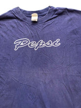 Load image into Gallery viewer, Vintage Pepsi Shirt Adult Extra Large Navy Blue Script Logo Streetwear 90s Mens