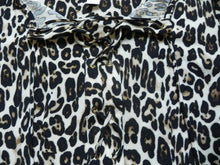 Load image into Gallery viewer, Chico's Shirt Womens 2 Animal Print Cheetah Bell Sleeve Blouse Hi Low Ladies