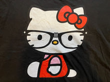Load image into Gallery viewer, Hello Kitty Shirt Womens 2XL Black Sanrio Bow Academia Plus Casual Streetwear