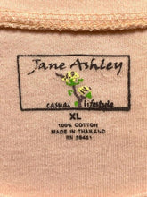 Load image into Gallery viewer, Jane Ashley Shirt Womens Extra Large Peach Beachy Summer Vacay Umbrella Ladies