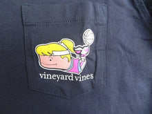 Load image into Gallery viewer, Vineyard Vines Shirt Womens Extra Small Blue Basketball Whale Pocket Martha NWT