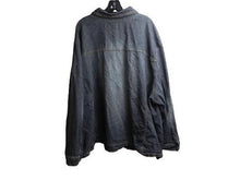 Load image into Gallery viewer, Denim 24/7 Jacket Womens 34W Black Denim Button Up Pockets Tunic Plus Ladies