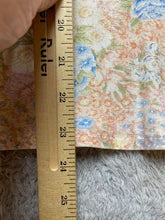 Load image into Gallery viewer, VTG Handmade Shirt Womens Extra Large Peach Blue AOP Flower Hippie Peasant