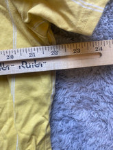 Load image into Gallery viewer, Hollister Shirt Mens Extra Large Yellow White Stripe Script Spell Out Casual