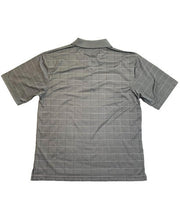 Load image into Gallery viewer, PGA Tour Shirt Adult Large Charcoal Windowpane Performance Casual Golf Polo Mens