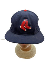 Load image into Gallery viewer, Boston Red Sox Hat Cap Adult 7 3/8 Navy Blue Baseball New Era Performance MLB
