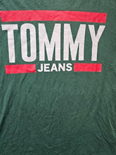 Load image into Gallery viewer, Tommy Hilfiger Jeans Shirt Adult Small Green Regular Fit Streetwear Spellout Men
