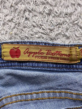 Load image into Gallery viewer, Apple Bottoms Jeans Women 9/10 (33x32) Vintage Y2K Stretch Medium Wash Straight