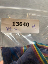 Load image into Gallery viewer, VTG Timber Trail Shirt Adult Medium Blue Striped Button Up Pocket Casual Mens