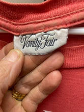 Load image into Gallery viewer, VTG Cat Shirt Womens OSFA Peach Moody Kitty Funny 90s Vanity Fair Sleepshirt
