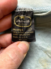 Load image into Gallery viewer, VTG The Mogul Steak House Shirt Adult Medium Single Stitch 70s 80s Blue Mens