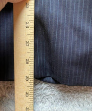 Load image into Gallery viewer, Pierre Cardin Suit Coat Mens 44R Single Breasted Pinstriped Blazer Sport Blue