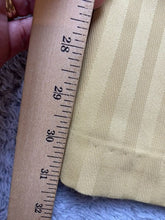 Load image into Gallery viewer, Oscar Collection By Oscar Pants Adult 40x31 Gold Pinstriped Pleated Dress Mens