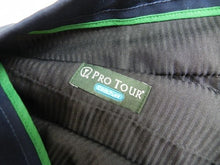 Load image into Gallery viewer, Pro Tour Pants Adult 38x30 Navy Cool Play Straight Leg Casual Golf Dress Mens
