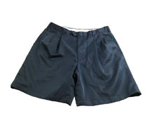 Load image into Gallery viewer, Jos A Bank Shorts Adult 36 Navy Double Pleated Golf Chino Performance Sporty Men