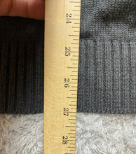 Load image into Gallery viewer, Oscar De La Renta Sweater Adult 2XL XXL Charcoal 1/4 Zip Outerwear Pullover Mens