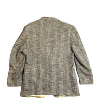 Load image into Gallery viewer, Embassy Park Sport Coat Mens 44R Yellow Black Tweed Suit Blazer USA Made
