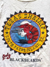 Load image into Gallery viewer, VTG Blackbeards Shirt Adult Large Single Stitch Funny Texas Shrimp 90s Tank Mens