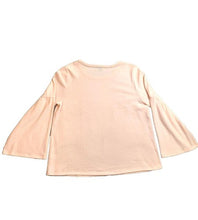 Load image into Gallery viewer, Kaari Blue Shirt Womens 2X Peach Boxy Bell Sleeve Curvy Blouse Boho Plus Ladies