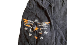 Load image into Gallery viewer, American Fighter Shirt Adult Large Black Hooded Thermal Waffle Knit Training Men