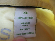 Load image into Gallery viewer, Orvis Shirt Adult Extra Large Yellow Collared Casual Preppy Golf Polo Mens