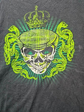 Load image into Gallery viewer, VTG Skull Shirt Adult 3XL Black Snakes Crown Grunge Gothic Streetwear 90s Mens