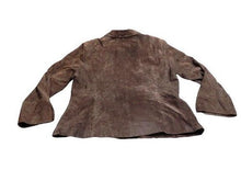 Load image into Gallery viewer, Jerry Lewis Jacket Womens 1X Dark Brown Classic Luxuries Genuine Leather Plus