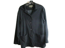 Load image into Gallery viewer, Express Compagnie International Jacket Women 7/8 Extra Large Black Blazer Pocket