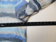 Load image into Gallery viewer, Zac & Rachel Tops Adult Medium Peplum Cross Trap Bell Sleeve Flowy Womens **