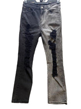 Load image into Gallery viewer, Blue Topic Jeans Juniors 11/12 Black Denim Distressed Grunge Streetwear Girls