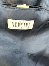 Load image into Gallery viewer, Versini Suit Coat Mens 52R W50 Black Single Breasted 100% Wool Sport Blazer